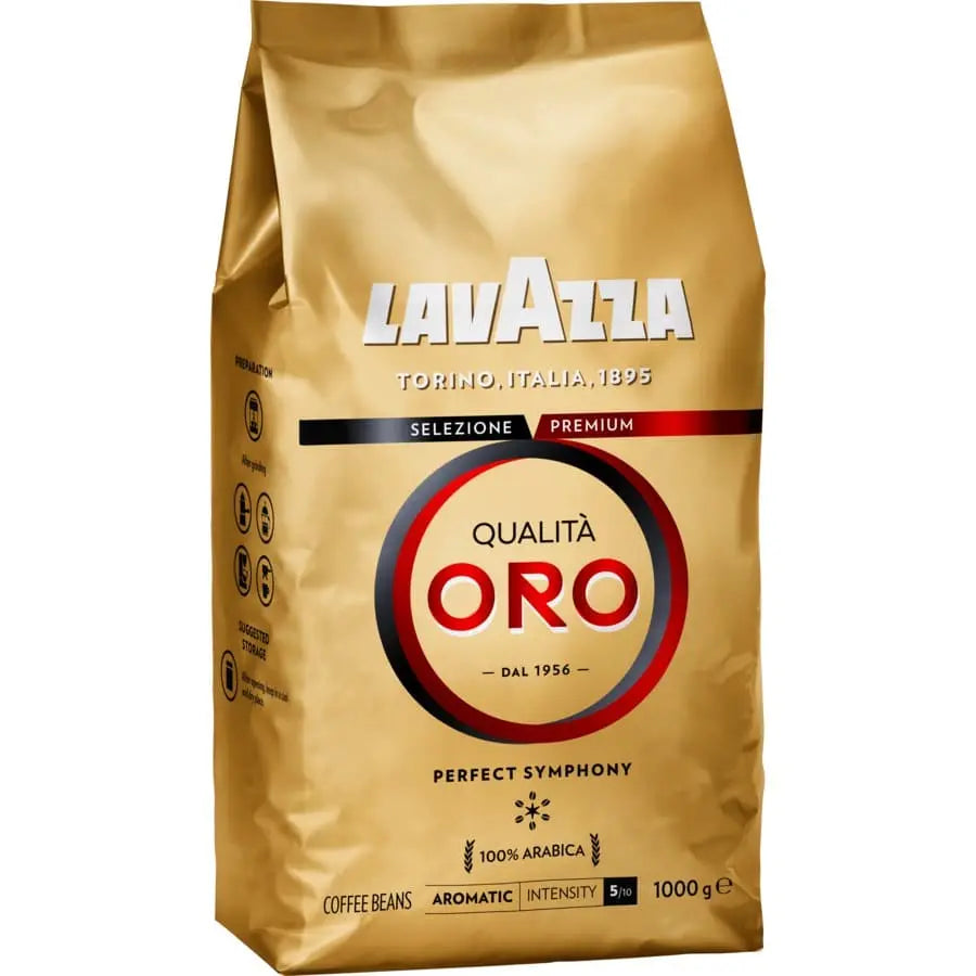 Lavazza Qualita Oro Gold Whole Coffee Beans - 1kg