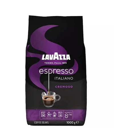 Lavazza Espresso Italiano Cremoso Whole beans Coffee 1Kg