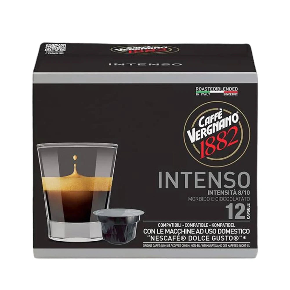 Caffe Vergnano Intenso – 12 Dolce Gusto Capsules Pack