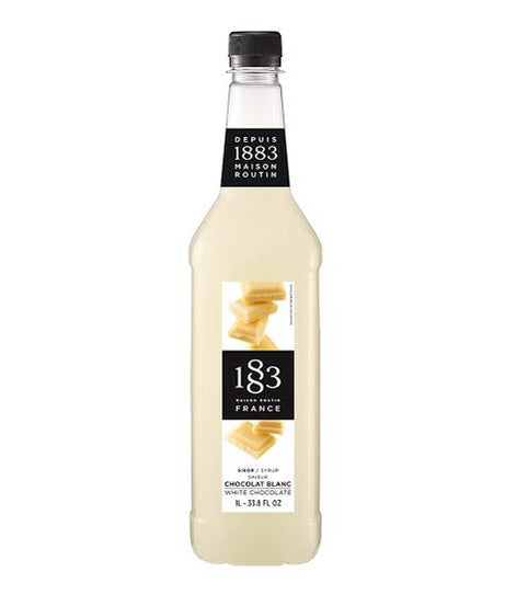 1883 white chocolate syrup 1 L