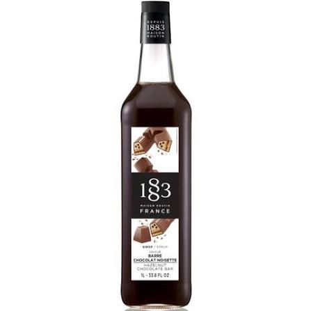 1883 chocolate hazelnut bar syrup 1 L