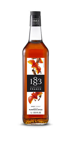 1883 pumpkin spice syrup 1L