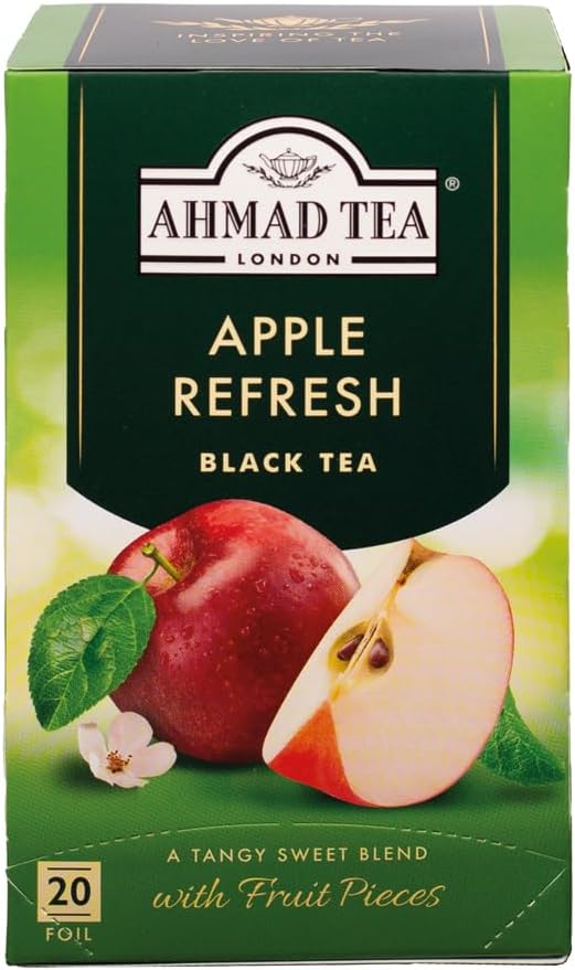 AHMED TEA apple refresh black tea 20 foil