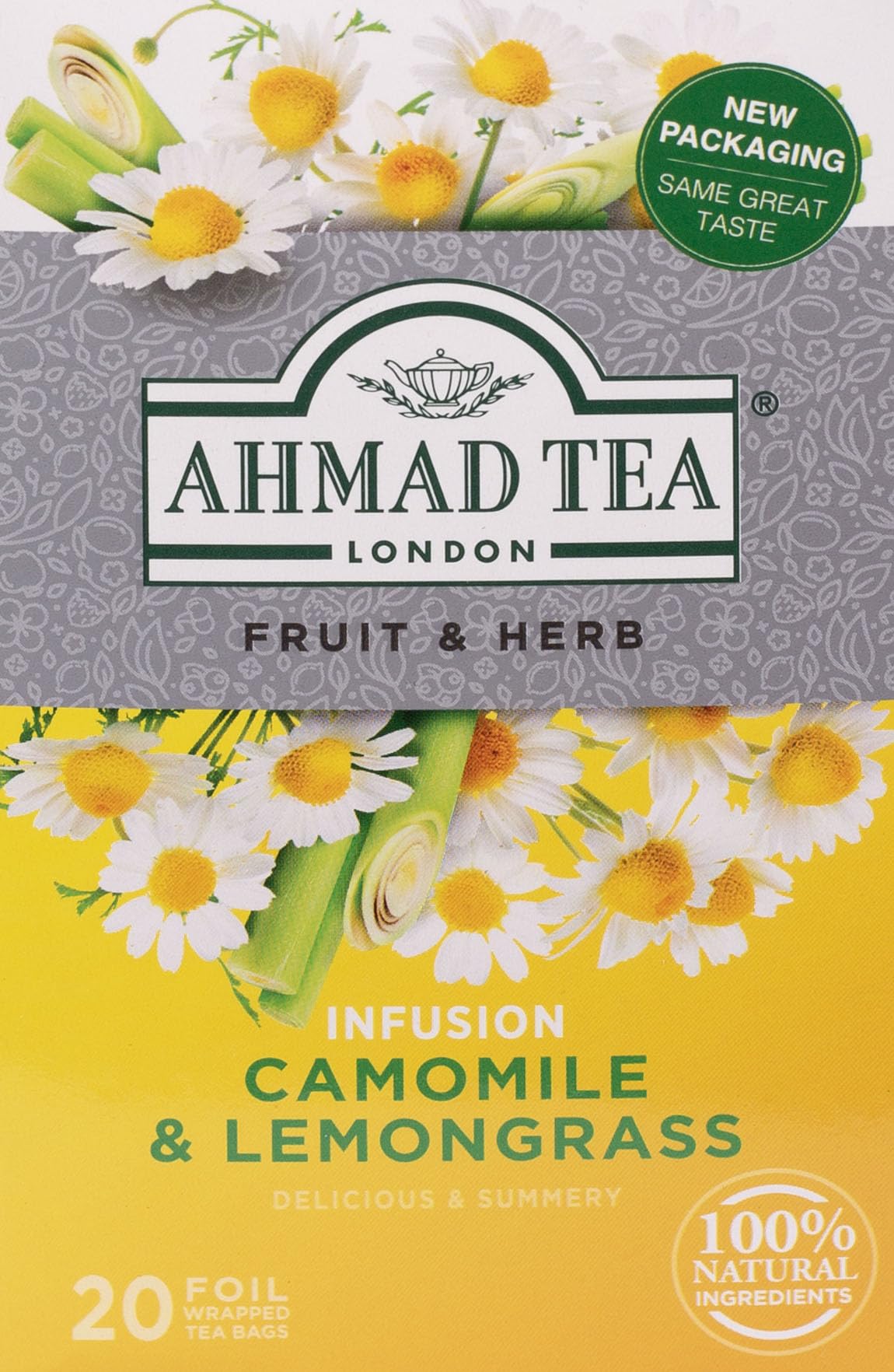 AHMED TEA camomile & lemongrass 20 foil