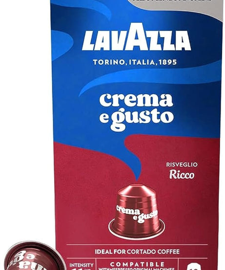 Lavazza Crema e Gusto Ricco Coffee,  Pack of 10 capsules