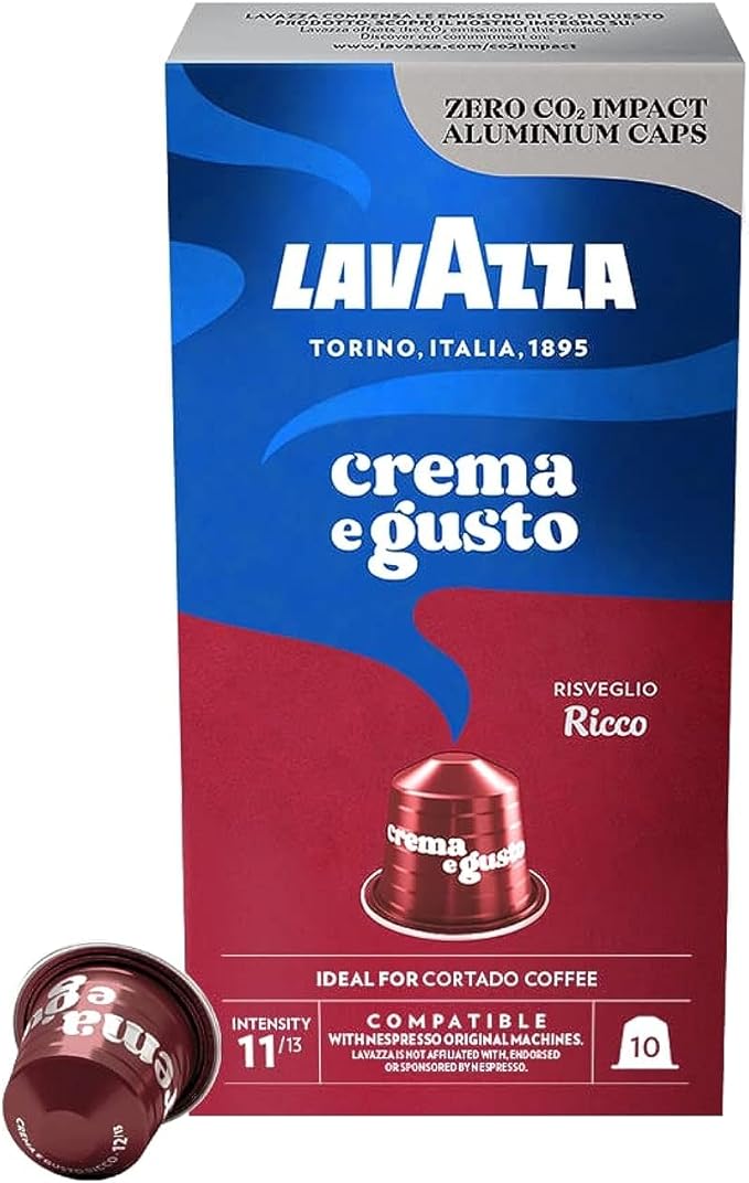Lavazza Crema e Gusto Ricco Coffee,  Pack of 10 capsules