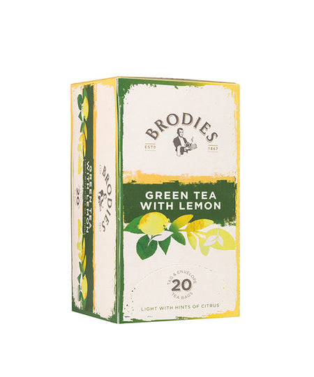 BRODIES green tea with lemon 20 foil