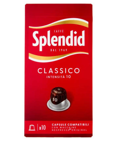 Splendid Caffe' Espresso Classico 10 Capsule Compatibili Nespresso