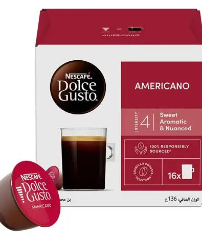 Nescafe- Dolce Gusto- Americano  16 Capsules