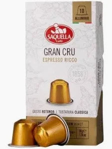 SAQUELLA GRAND CRU espresso ricco 10 caps