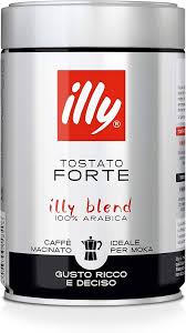 illy forte moka 250g can