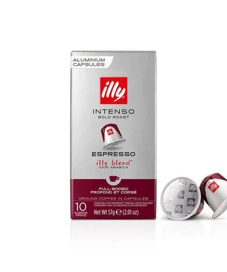Illy Espresso Intenso Nespresso Compatible Pods - 10 Capsules