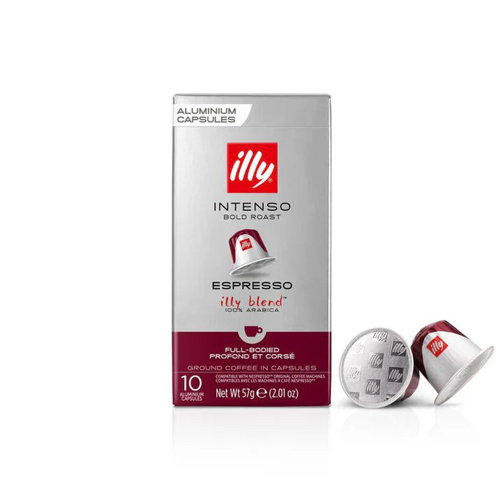 Illy Espresso Intenso Nespresso Compatible Pods - 10 Capsules