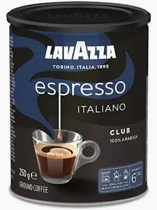 lavazza italiano club can 250g