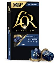 Lor espresso decaf ristretto intensity 10 caps