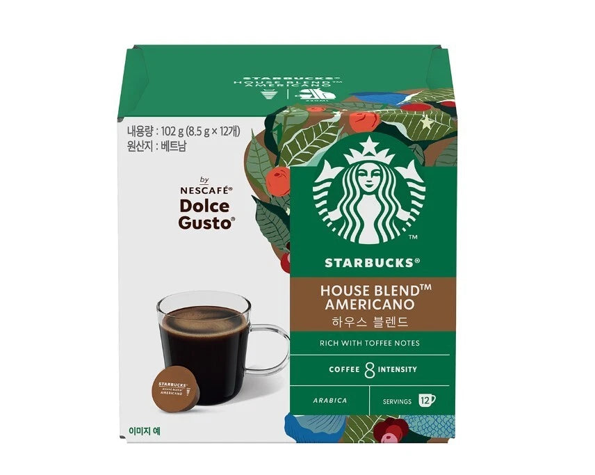 Starbucks-Dolce Gusto-Starbucks House Blend 12 Capsule