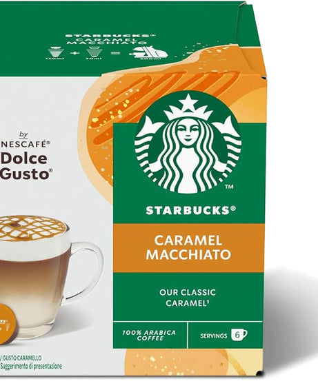 Starbucks House-Dolce Gusto-caramel macchiato 12 capsule