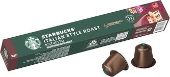 STARBUCKS italian style roast 10 caps