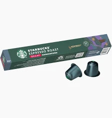 STARBUCKS espresso roast 10 caps