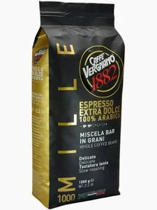 caffe vergnano 1882 espresso extra dolcy 100% arabica 1kg